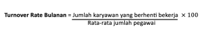 Rumus turnover rate bulanan
